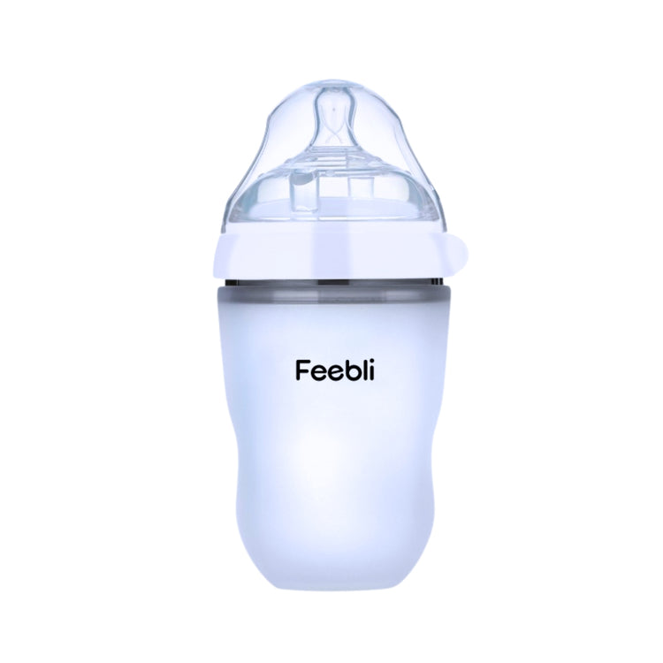 Feebli™ Silicone Baby Feeding Bottle – BPA-Free, Anti-Colic & Easy to Use -250ml