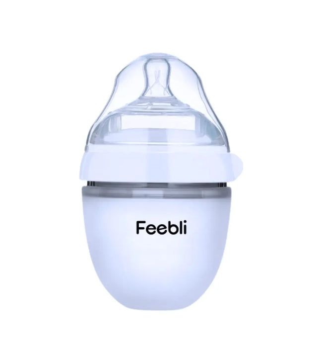 Feebli™ Silicone Baby Feeding Bottle – BPA-Free, Anti-Colic & Easy to Use - 150ml Feebli