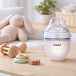 Feebli™ Silicone Baby Feeding Bottle – BPA-Free, Anti-Colic & Easy to Use - 150ml