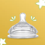 Feebli™ Anti-Colic Breast-Like Nipples (Fast Flow) – Pack of 2